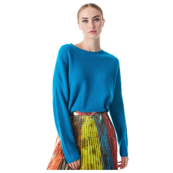 ALICE + OLIVIA Katz Sunburst Pleated Maxi Skirt - Picture 7 of 15